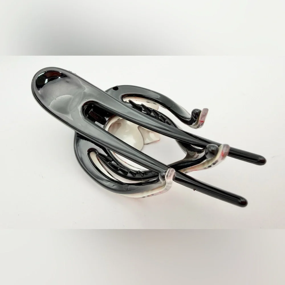 Plaid Flower Hair Clip - Picture 4 of 7